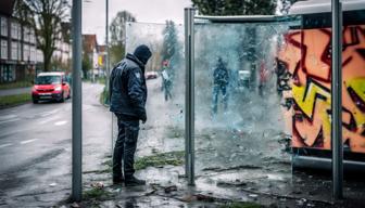 Zwölf Glasscheiben wurden an einem Wochenende zerstört